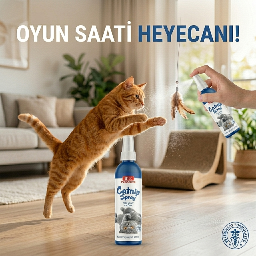 Catnip Kedi Oyun Spreyi